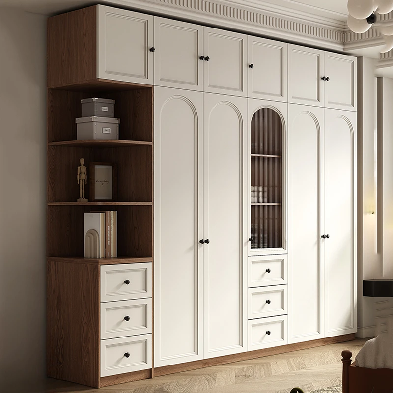 Armadietti laterali per guardaroba dal design bianco nordico Armadi eleganti per la casa Cassetti Mobili di lusso Cajonera Para Ropa