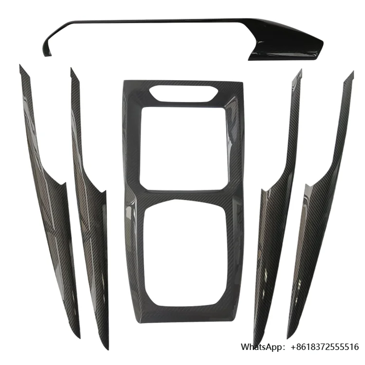 

6 PCS Dry Carbon Fiber Interior Trims for G01 LCI X3M F97 2021+ Pure Carbon Fiber Car Interior Trims