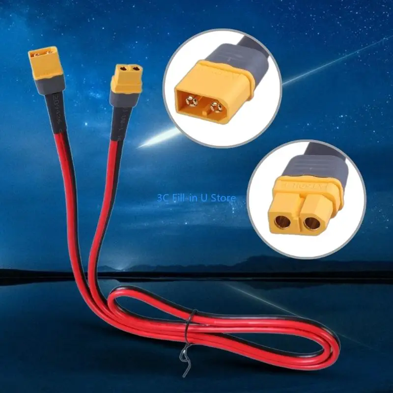 G8TA 12AWG XT60H Male to Female Extension Cable for RCs Lipos Battery and FPV Connectivitys