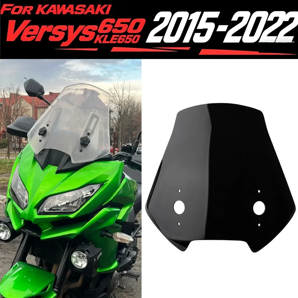 Parabrezza e Deflettori Vento per Kawasaki Versys 650 Versys650 KLE650 2015-2022 KLZ1000 Versys1000 2012-2018
