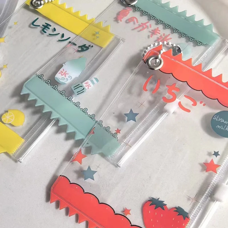 Japanese Style Candy Card Bag Creative Cartoonish Photo Card Holder INS DIY Photocard Protector PVC Card Sleeve Bag Pendant