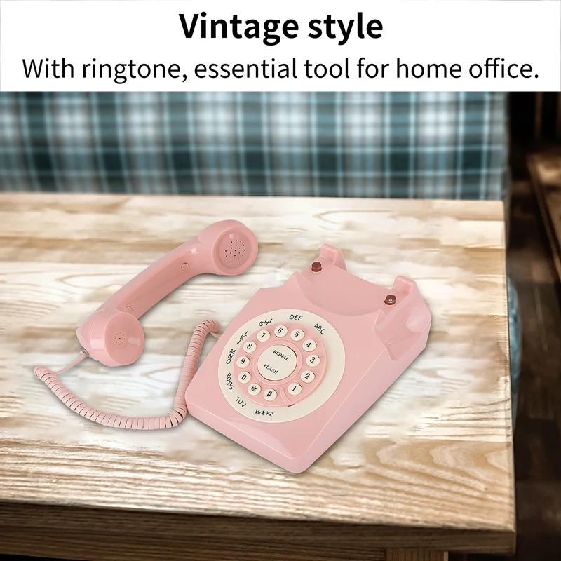 Retro Phone 80'S Classic Phone/Landline Phone/Home/Hotel Corded Phone European Style Phone