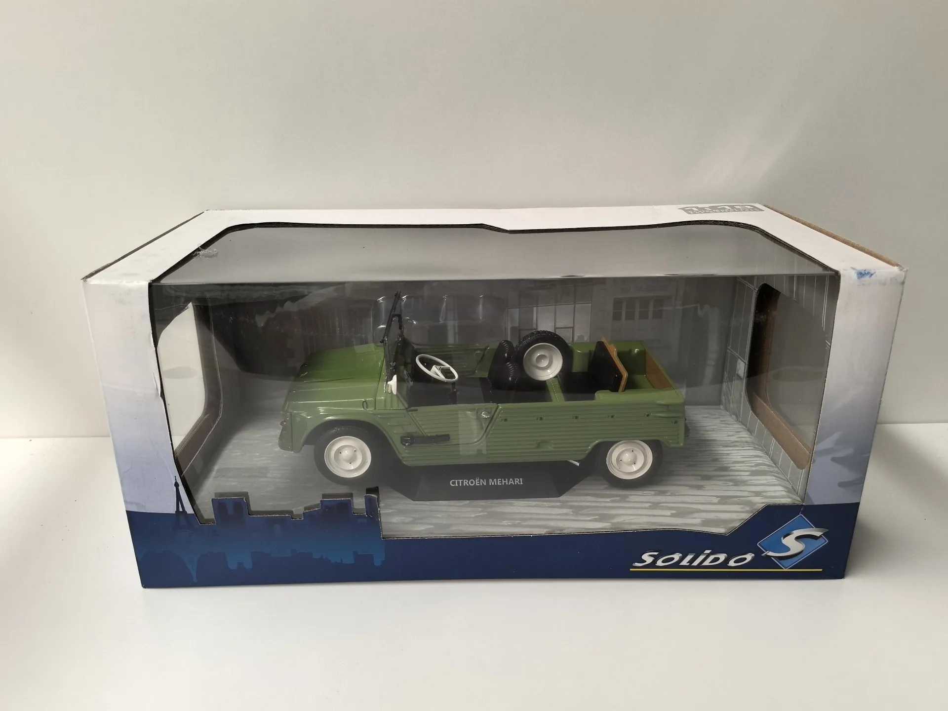 Diecast SOLIDO CITROEN MEHARI MK1 1969, Citroen-Legierungsautomodell im Maßstab 1:18, Sammlerspielzeug, Geschenk, Souvenir, Display-Ornament