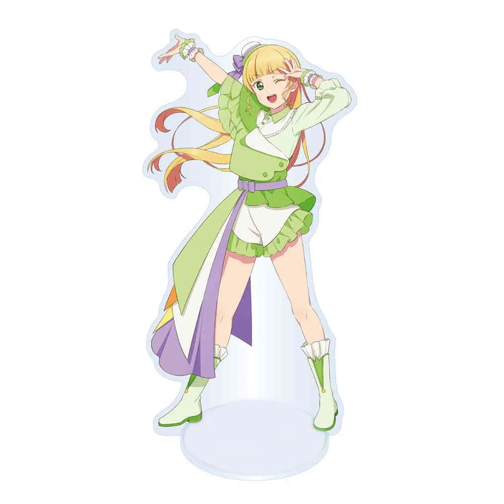 Hot Fans Gifts Charm Anime Love Live! Superstar Q Edition Cute Acrylic Stand About 15cm  HD Figurel Shibuya Kanon Tang Series