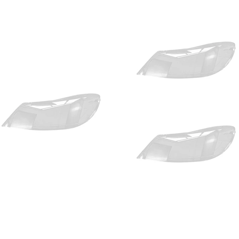 3X For Skoda Octavia 2010-2014 Car Front Left Side Headlight Clear Lens Cover Head Light Lamp Lampshade Shell