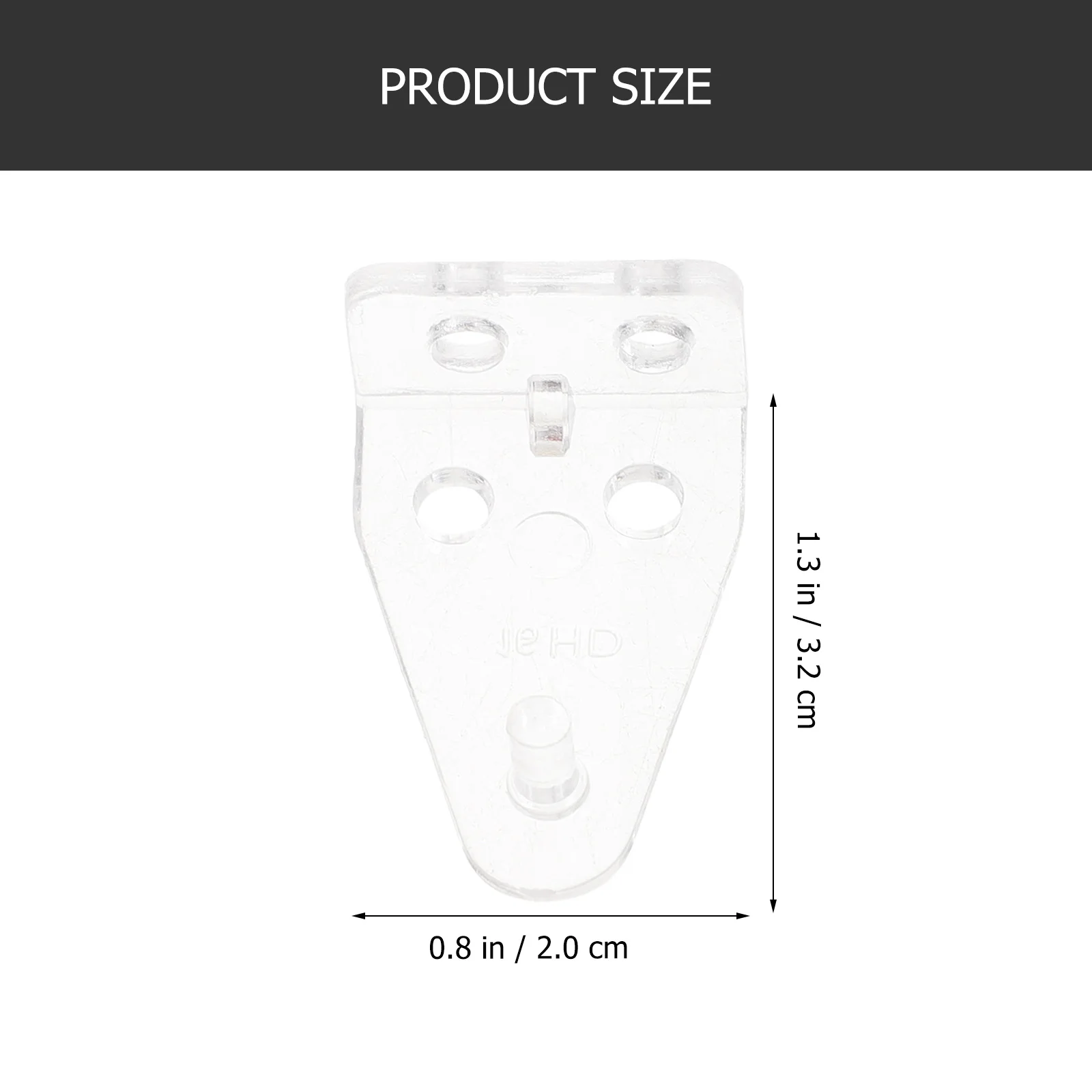 12 قطعة من دعامات الستائر البلاستيكية الشفافة، دعامة تثبيت لمعظم الستائر، سطح أملس، سهلة التركيب، عمر طويل