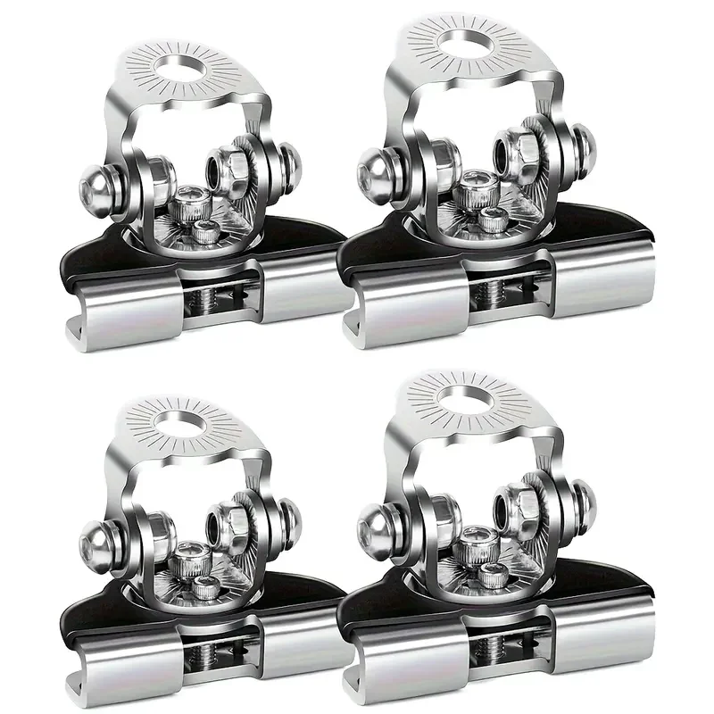 2pcs/set Car Mount Work Light Bracket Clamp Pillar Hood Offroad Led Work Light Bar Holder Accessories Universal image 3