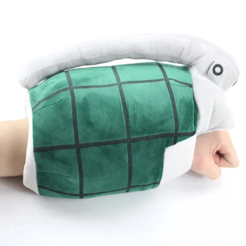 ليو 2025 أنيمي بطلي الأكاديمية Bakugo Katsuki ألعاب من نسيج مخملي تأثيري قفازات الكفة الذراع المعصم الفرقة قوة براكر قنبلات يدوية محشوة ★ ★ ★