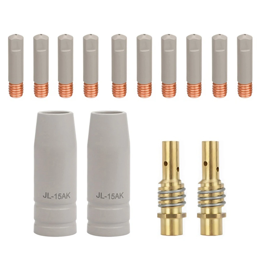 Insulated Welding Torch Nozzle Mig Welder Copper Torch Tip Coated Nozzle Copper Construction Improves Welding Productivity