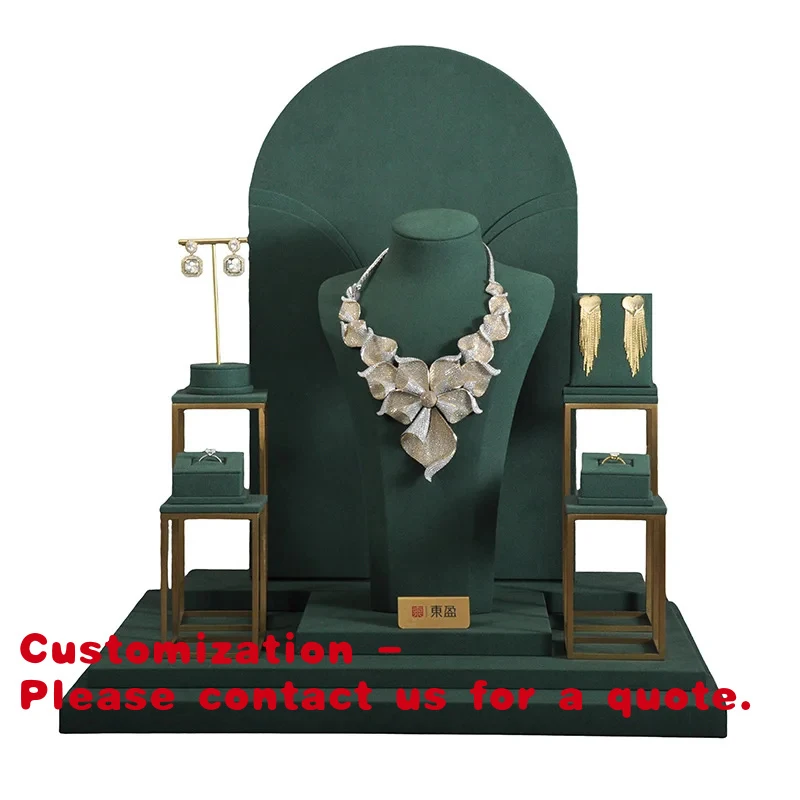 

Customize.Jewelry Display Necklace Tray Bracelet Display Props Customization Ring Holders ForJewelry Stores Exhibitions and Home