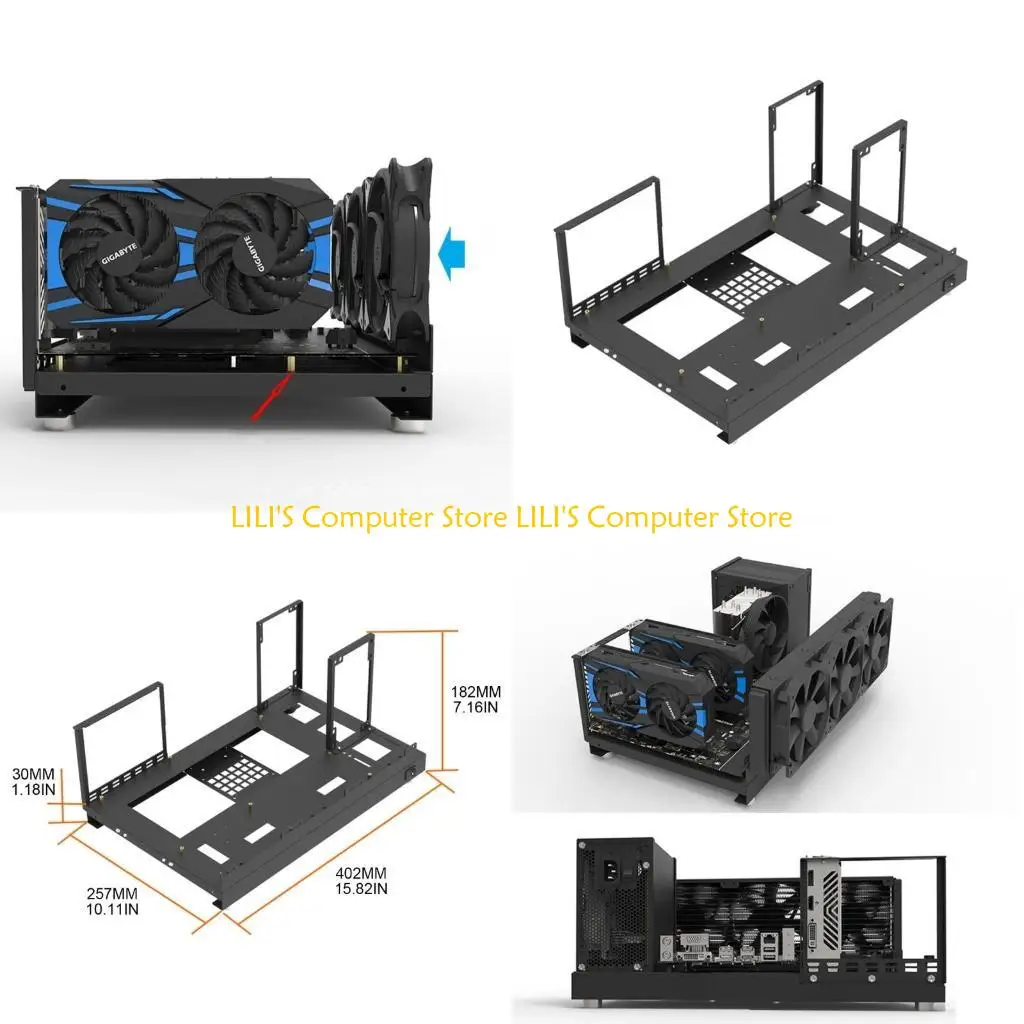 

A52B Mining Frame Open Chassis Frame Thickened Motherboard Bracket Fixing Frame
