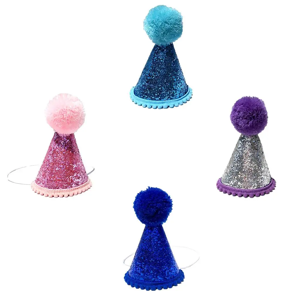 Pets Accessories with Headband Birthday Hat Birthday Party Kitten