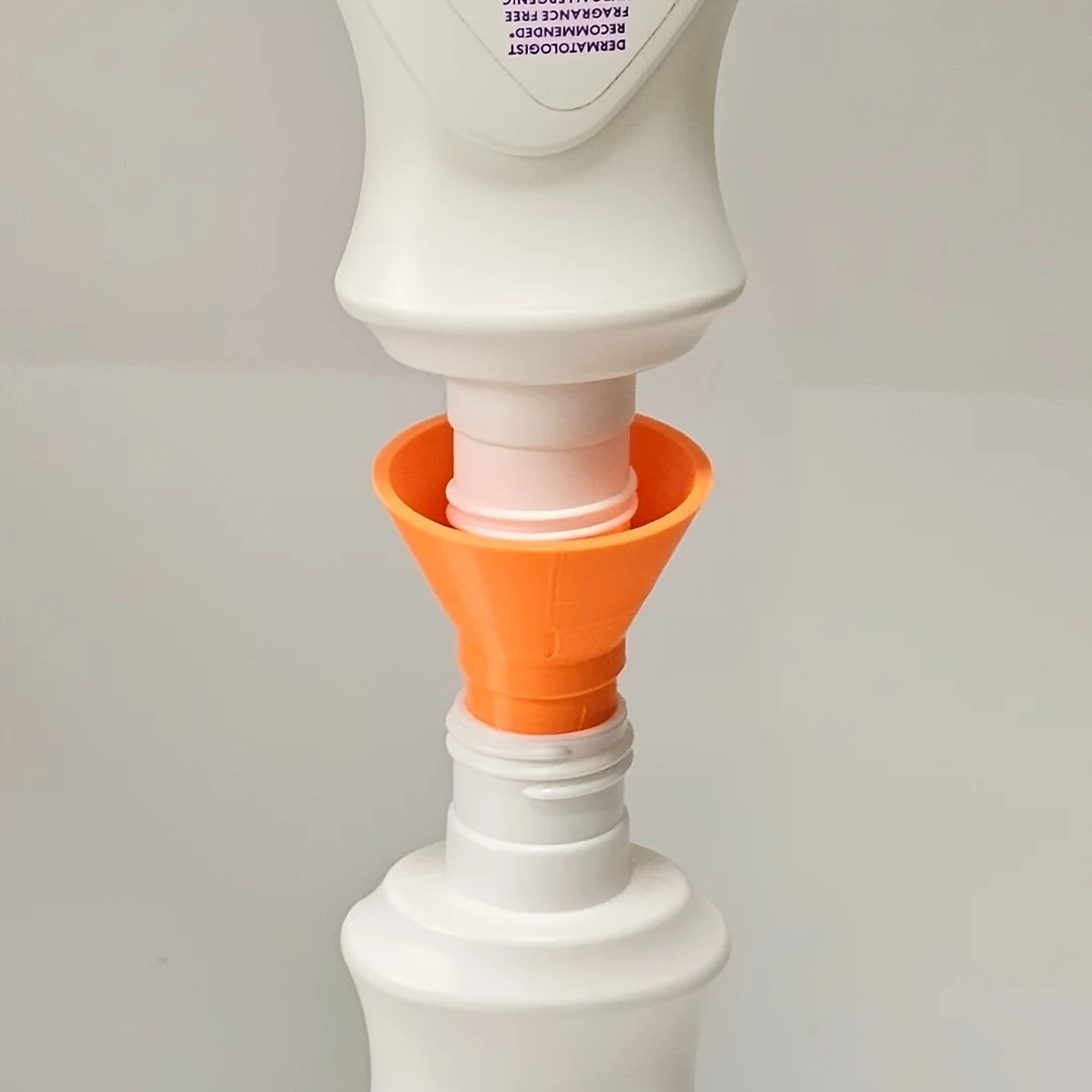 Multi-Use Refill Funnel 1Pc, Portable Liquid Transfer Helper, Practical Dispensing Tool for Hand Soap, Laundry Detergent
