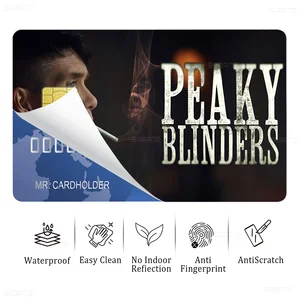P-peaky blinders Thomas Shelby Skin Stickers without Waste Credit Adhesives Credit Card Visa Metro Access Card 4 Main Sales Glasses Thomas Shelby - №2