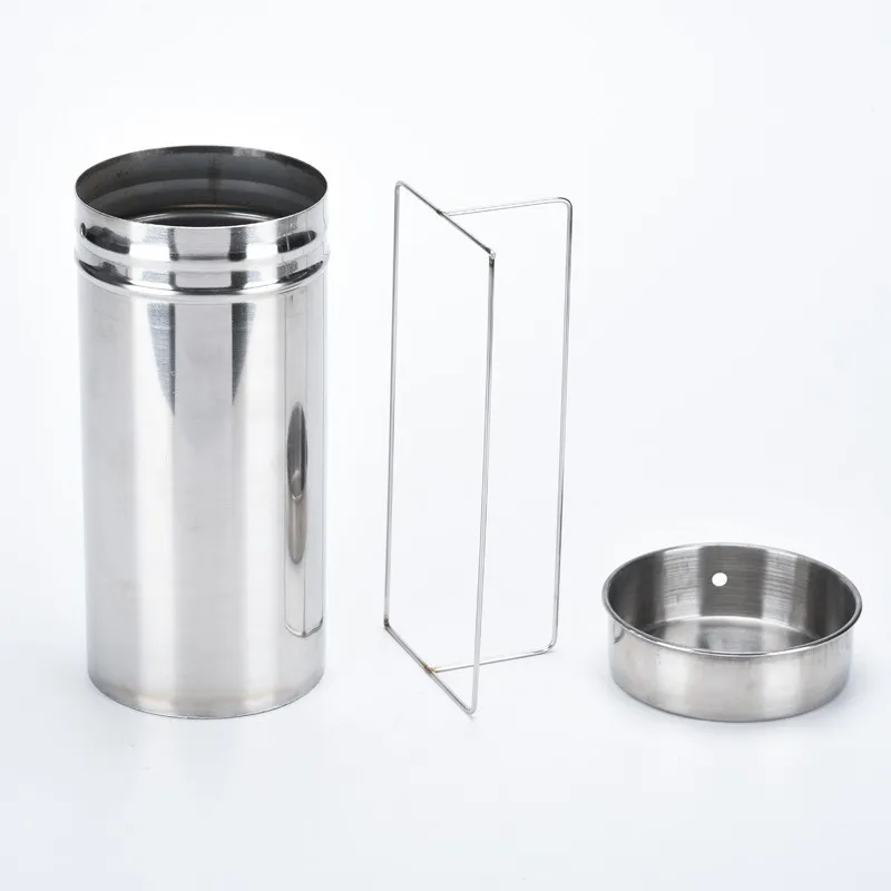 Laboratory stainless Straw barrel steel culture dish sterilization bucket 60-90mm glass culture dish chemical equipment