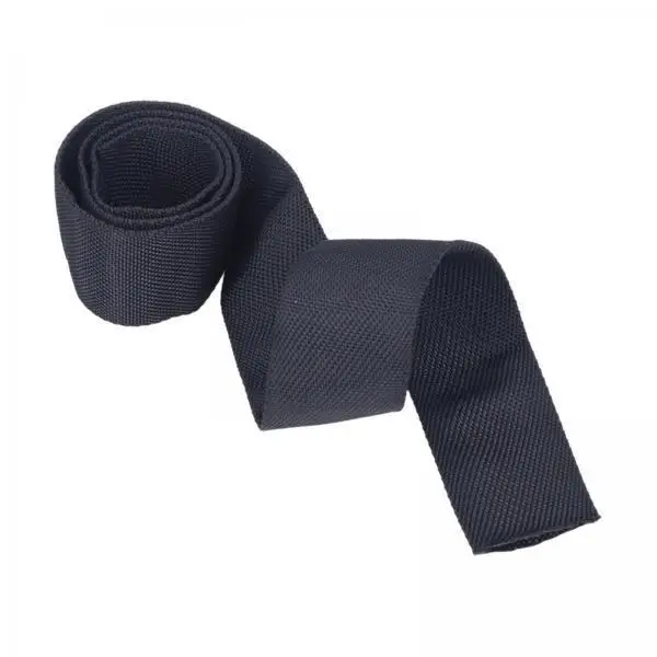 Black Winch Rope Protective Sleeve Durable Nylon Polyester Cover Wear Resistant for Industrial Mining Use