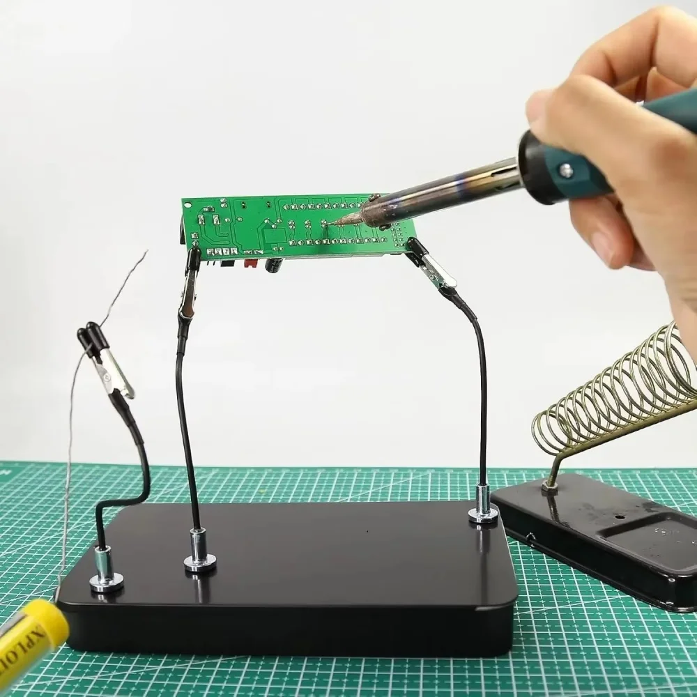 انحناء ل البخاخة رذاذ هواية DIY نموذج صياغة نموذج اللوحة حامل قاعدة حامل 12 قطعة التمساح كليب العصي المغناطيسي #4