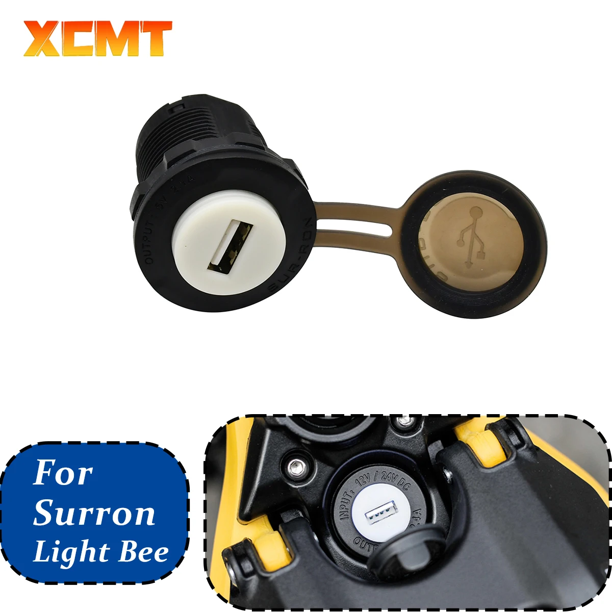 

Electric Motocross Bike 5V 2.4A USB Interface For Sur Ron Sur-Ron Surron Light Bee S & Light Bee X Dirt Bike Universal Parts