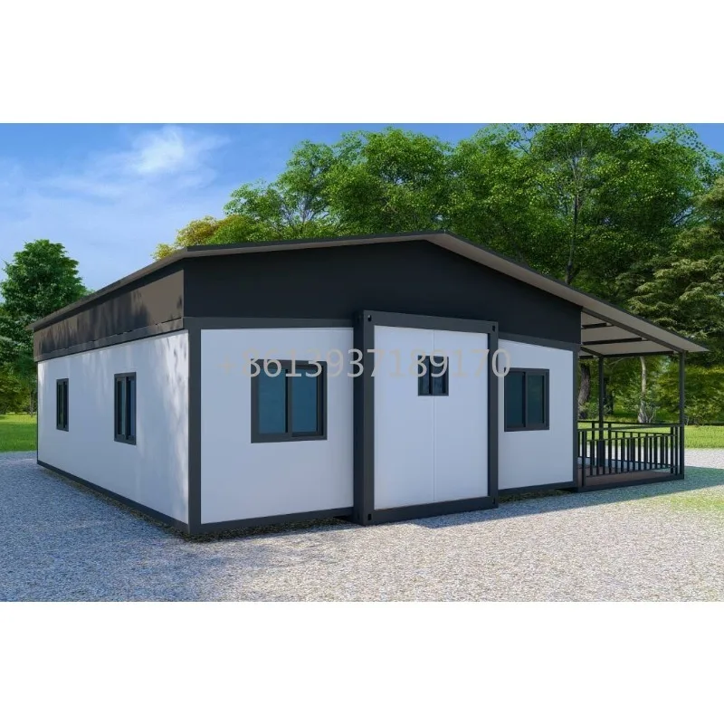 Hurricane Best Steel 2 Story Container House Double-story 20ft 30ft 40ft Expandable Container Homes