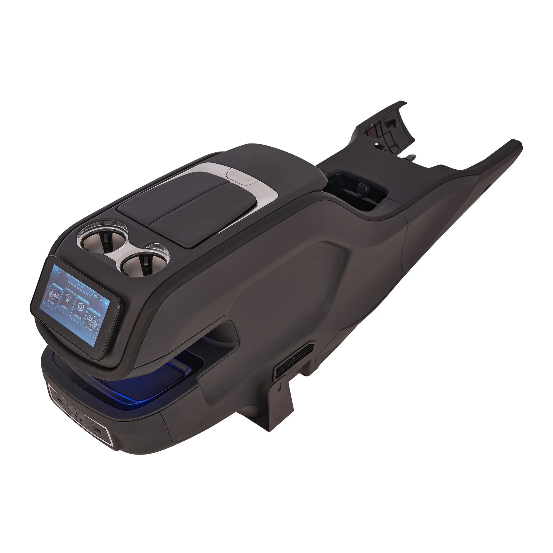 

16-23 2nd generation electric suspension model with bare armrest box with front cup holder