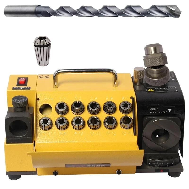 

MR-13A Metal Grinder Sharpener Portable Angle Grinder CBN/SDC Disc Grinding Machine 3-13mm Drill Bits Sharpening Tools AC 110V