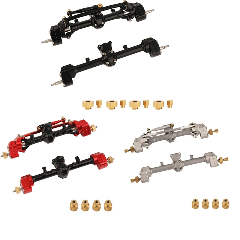 

RC Car CNC Metal Front / Rear Axle for 1/24 RC Crawler Car Axial SCX24 JEEP C01 90081 AXI00005 Pickup Truc