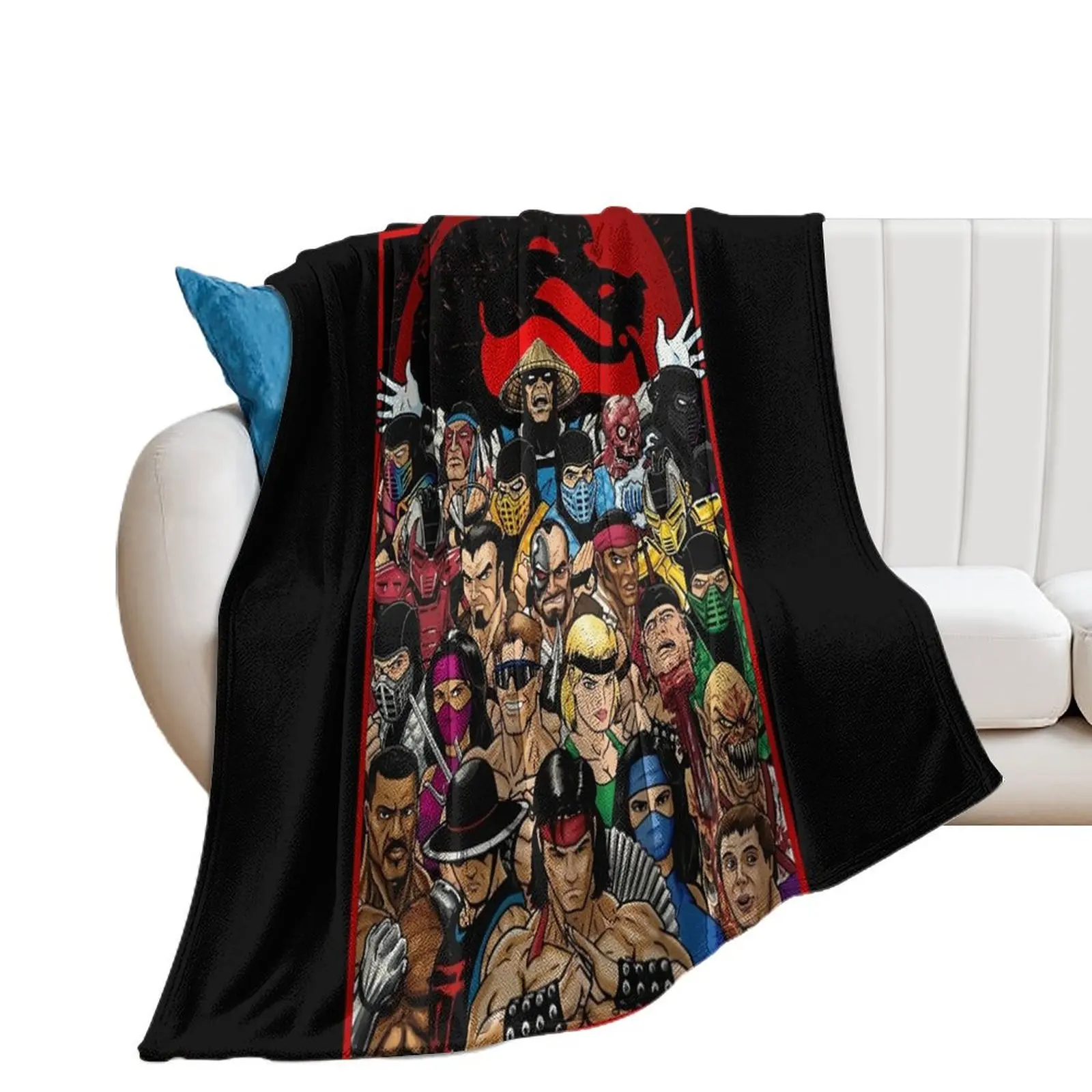 Mortal kombat gaming g Throw Blanket valentine gift ideas Luxury St Blankets