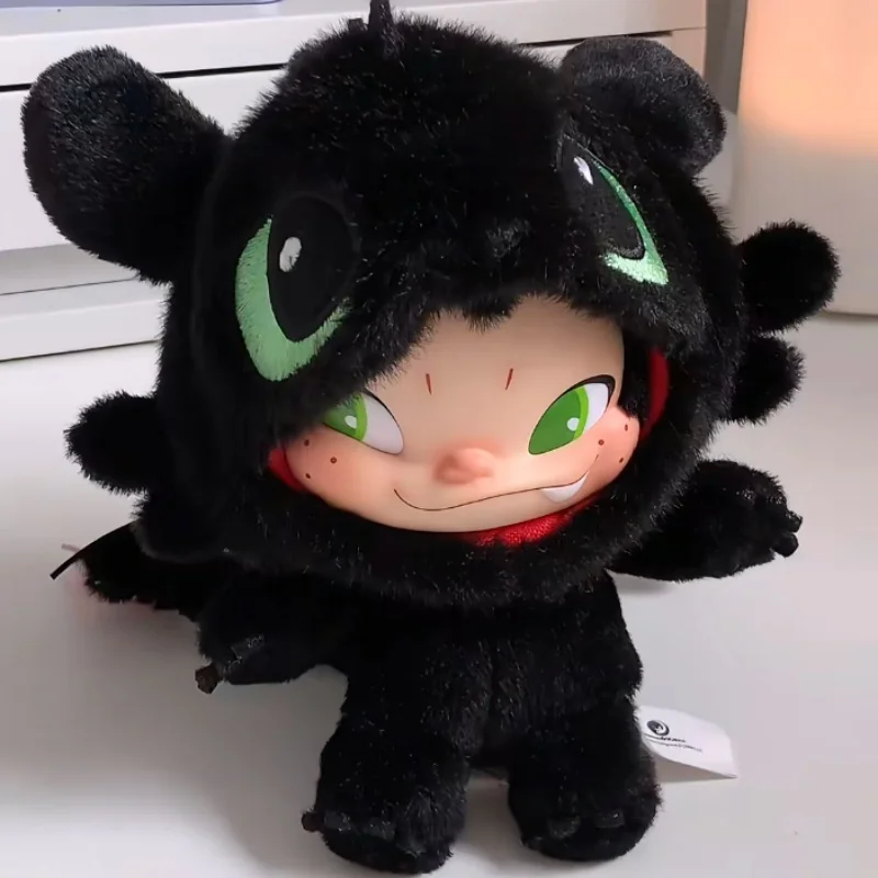 52toys Ninnic How To Train Your Dragon Toothless Co Branded Plush Pendant Posable Limbs With Skeleton Collectible Decoration Toy