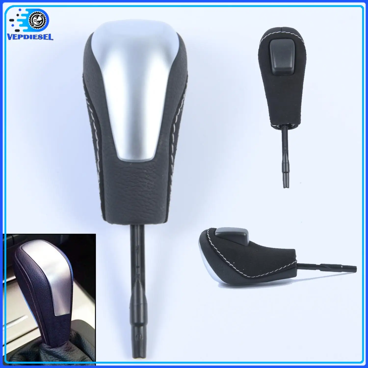 

1pc Auto Gear Shift Knob Shifter For BMW E82 E87 E81 E90 E91 E93 1 3 Series 25162153758 25-16-2-153-758 Car Parts