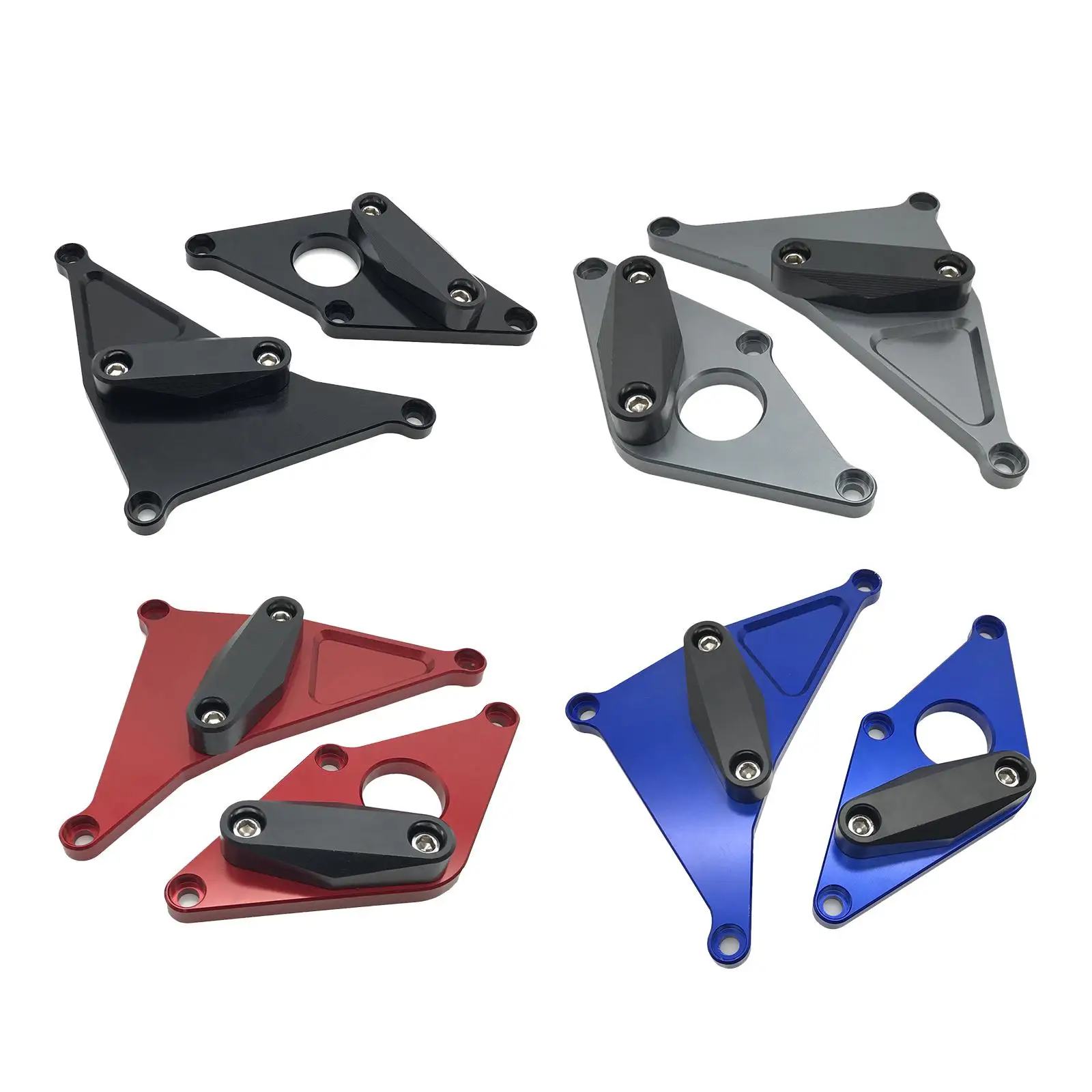 قطعتان من حاوية محرك الدراجة النارية الجزء الثابت يناسب عام 2017