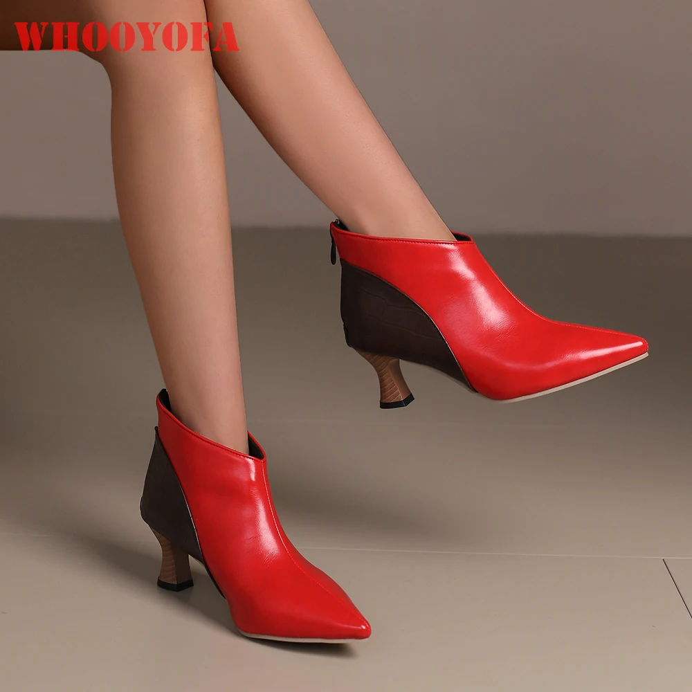 

Brand New Mature Red Green Women Pumps Sexy Pointed Toe High Heels Lady Dress Shoes Plus Small Big Size 13 32 43 48 50