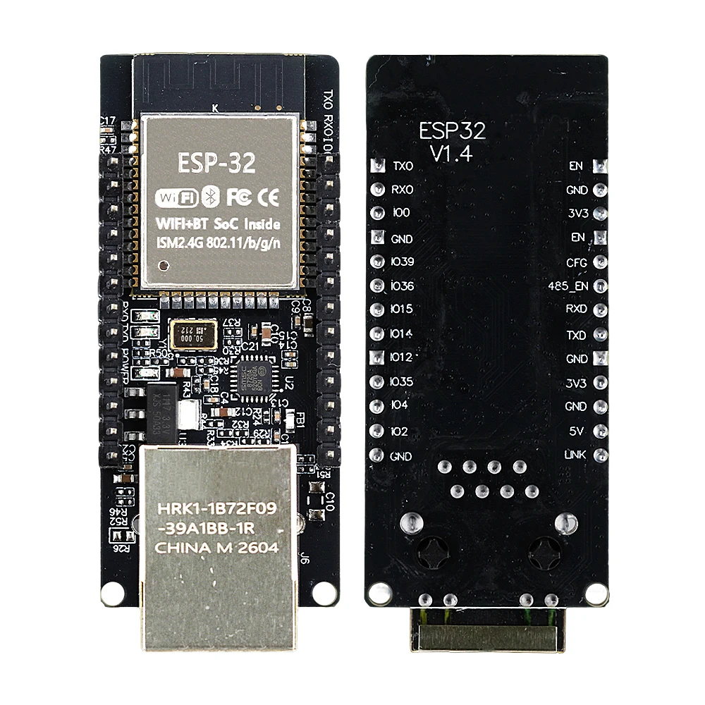 ESP-32 WLAN BT Modul WT32-ETH01 Eingebettetes Seriell-zu-Ethernet-Übertragungsmodul Drahtloses Modul ESP32-32 WT32 ETH01 – Detail 8