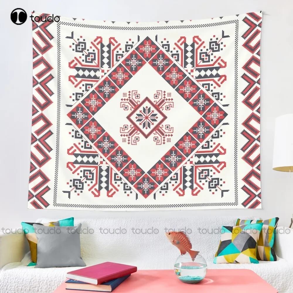 Romanian Traditional Pattern Tapestry Fashion Tapestry Tapestry Wall Hanging For Living Room Bedroom Dorm Room Home Decor