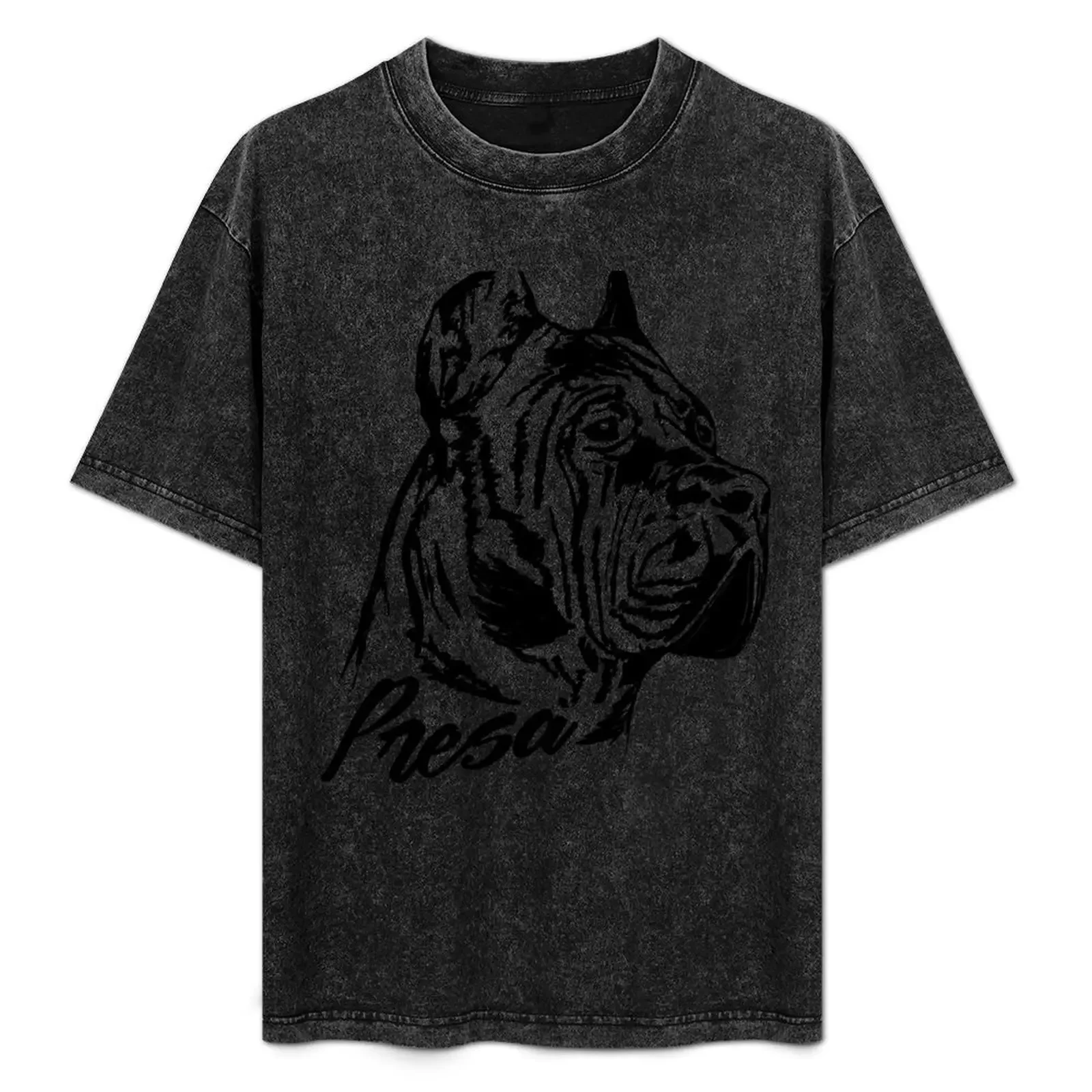 Perro de Presa Canario-Camiseta Dogo Canario, camiseta de fútbol de tallas grandes, camiseta de anime vintage, camisetas lisas para hombres