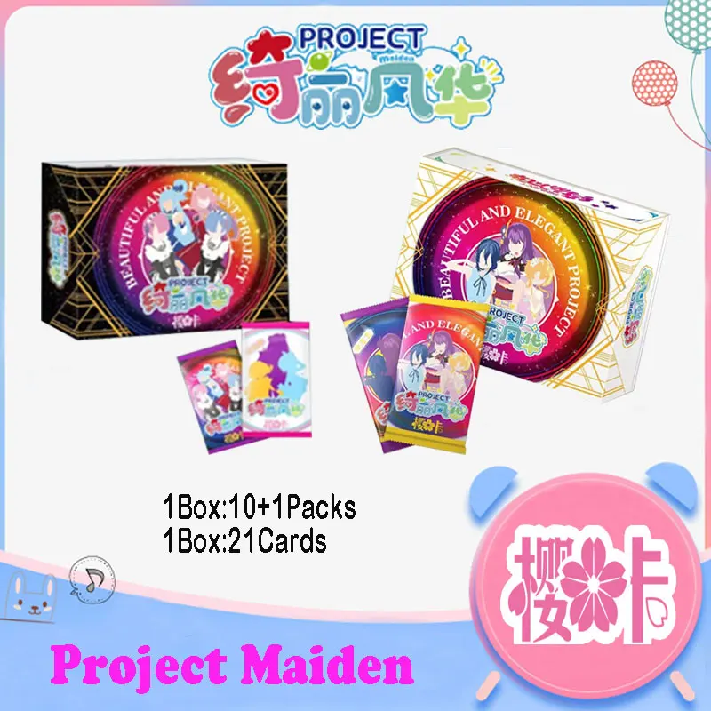 Il più nuovo progetto Maiden Set Collection Card Goddess Story Beautiful Cute Anime Waifu Booster Box CCG Doujin Toys And hobby Gift