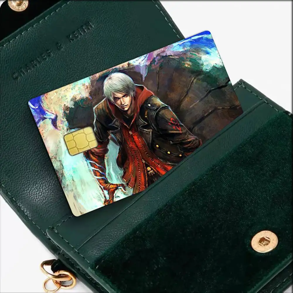 Devil May Cry DMC Nero Cool Waterproof Film Skin Cover Credit Card Stickers Debit Front Bank Bus