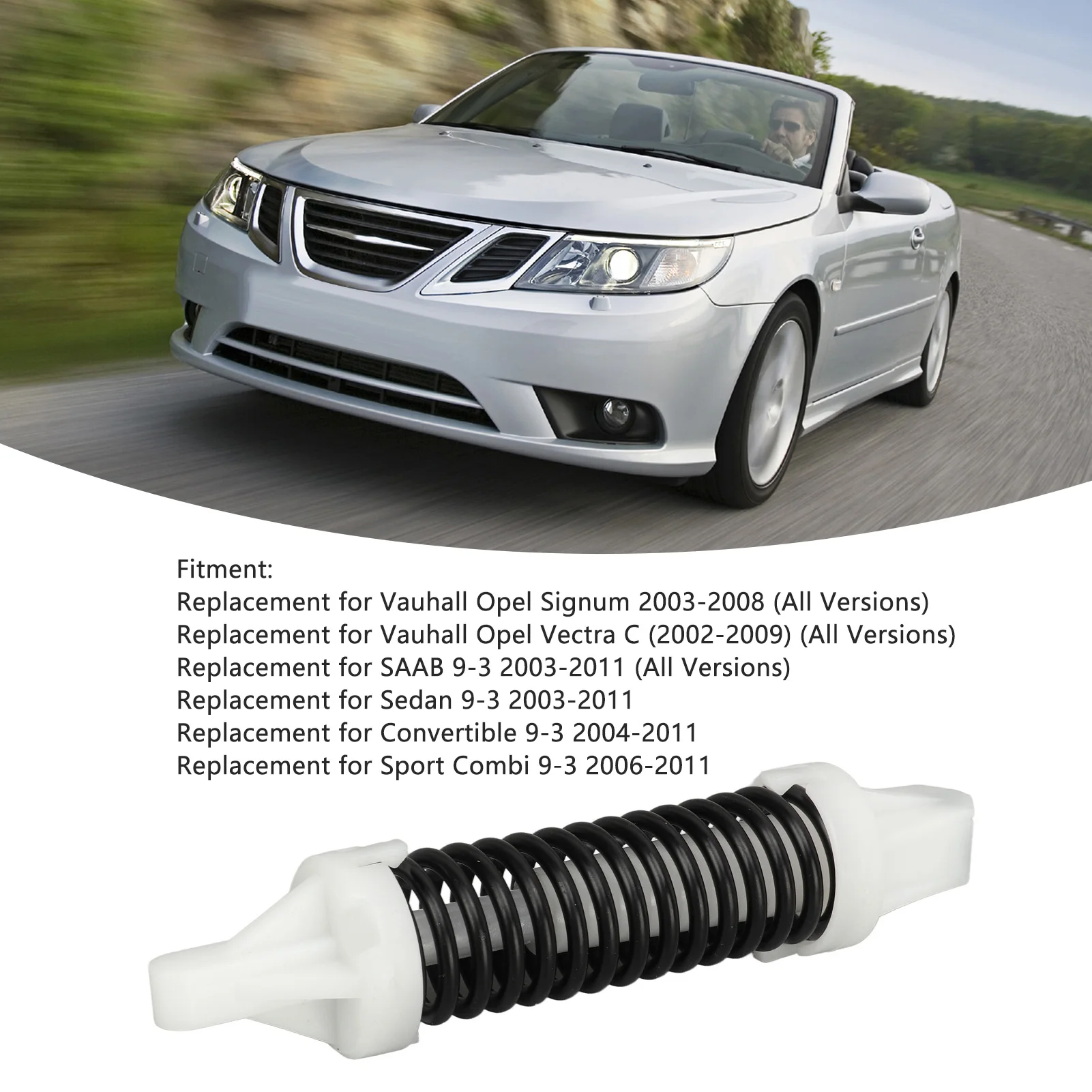 

2PCS Clutch Pedal Return Spring Repair Kit 9191365 Replacement For Vauhall Opel Signum 2003 To 2008