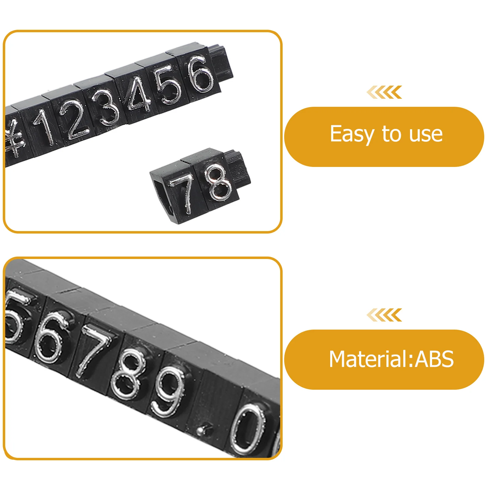 10 Set Label Harga Digital Label Harga Kubus Tampilan untuk Perhiasan dengan Label Dasar Kubus Penyimpanan Kain