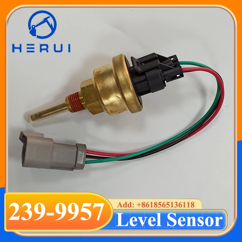 Water Temperature Sensor Liquid Coolant Level Sensor 239-9957 2399957 For C10 C12 3126 3306 3406 Engine C18 C27 C32 C7 3176B