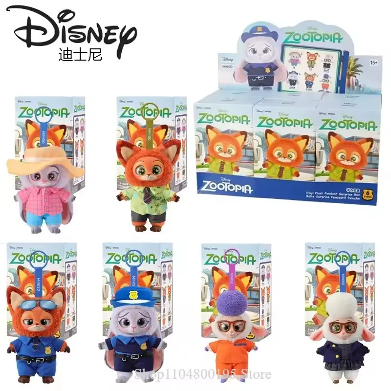 مجموعة ديزني الكرتونية Zootopia صندوق أعمى عمل الشكل دمية الفينيل رائعتين عناق أفخم الدمى لعشاق Zootopia