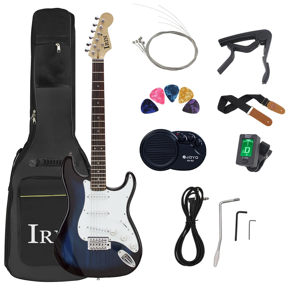 

6 String Electric Guitar 39 Inch 21 Frets Basswood Body Electric Guitarra With Bag Amp Necessary Guitar Parts & Accessories