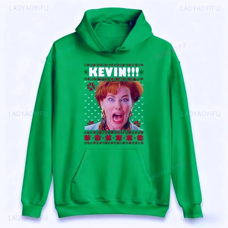

Kevin Christmas Sweatshirt Kate McCallister Holiday Festive Movie Hoodie Funny Hoodies Women Clothing Retro Fashionable Sweater