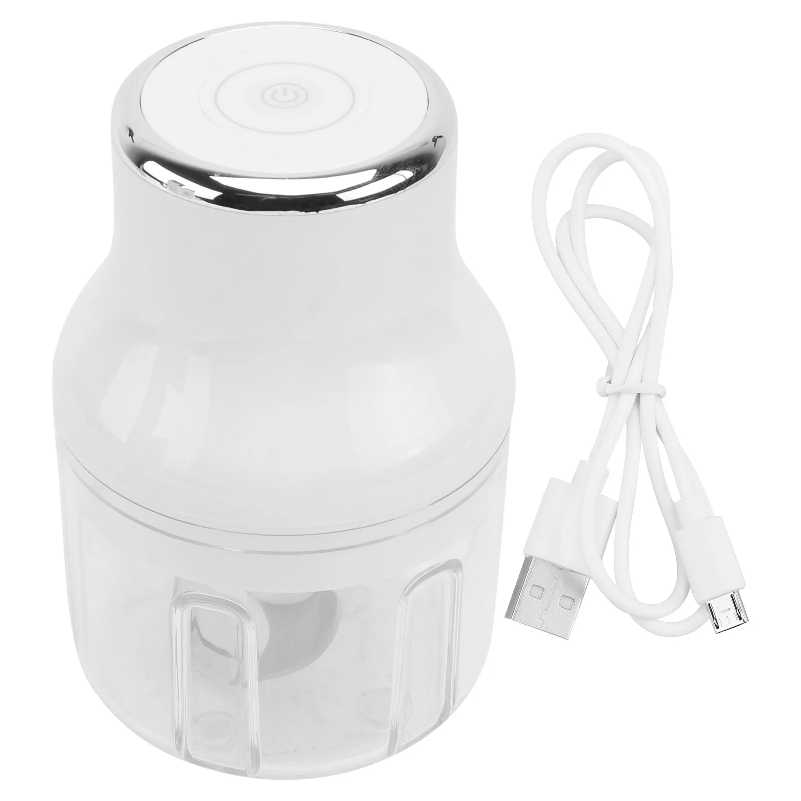 

1pc 250Ml Usb Charging Garlic Press Food Chopper For Meat Fruits Vegetables Food Mini Multi Purpose Kitchen Crusher Tool