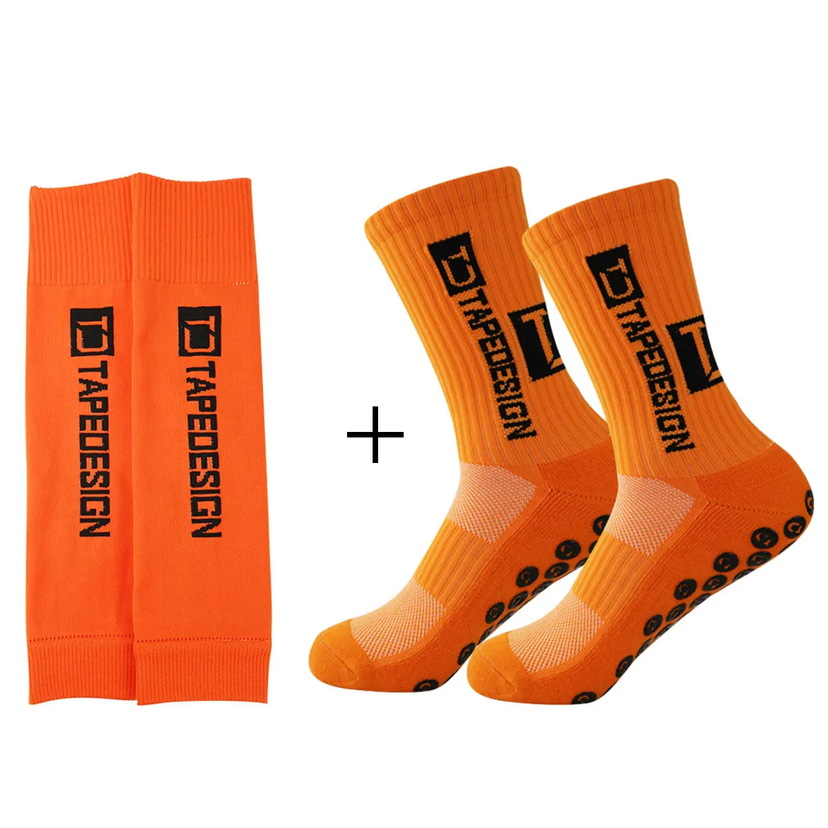 Towel bottom mid tube football socks, moisture absorption and sweat wicking sports socks, wear-resistant and anti slip adhesive