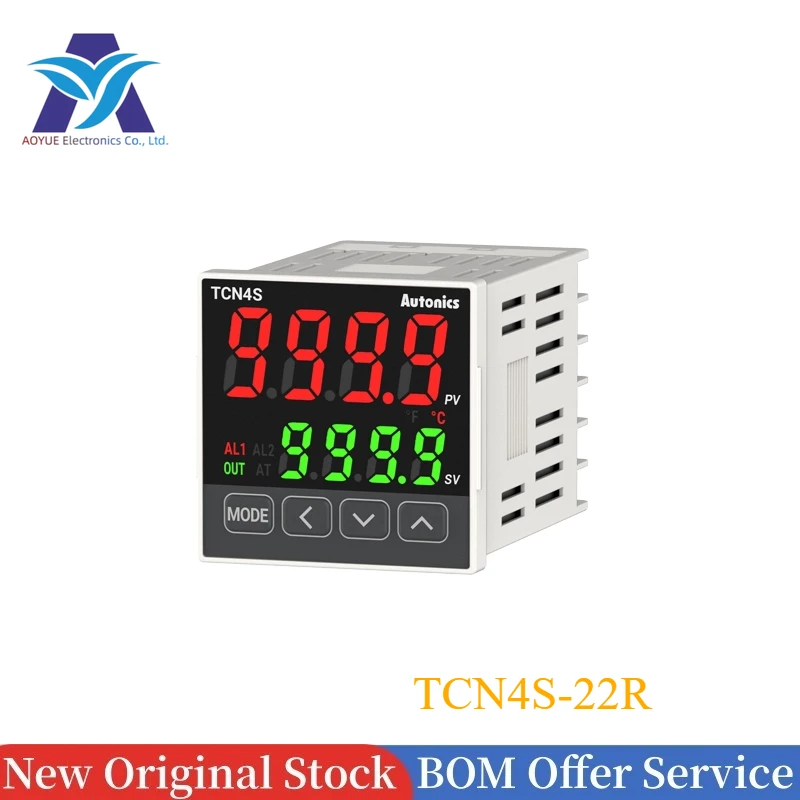 

TCN4S-22R Relay Output +SSR Driver Output 4-bit 7-segment Code LED Brain power Digital Temperature Controller