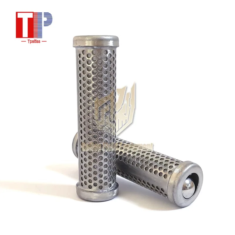 Tpaitlss 930006 Pomp Filterscherm 40/60/100 Mesh Voor Titan Airless Spuitmachine Roestvrijstalen Vloeistofverzamelklepkooi