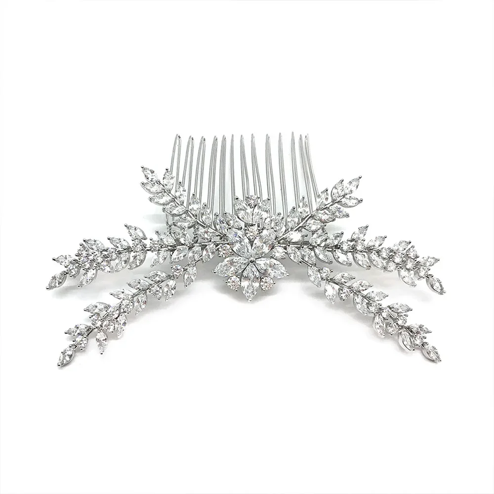 Eegant Bridal Hair Comb Accessories Wedding Hair Pieces Crystal Bride Tiaras Hairpin For Women Party Hair Clip Jewelry Headpiece