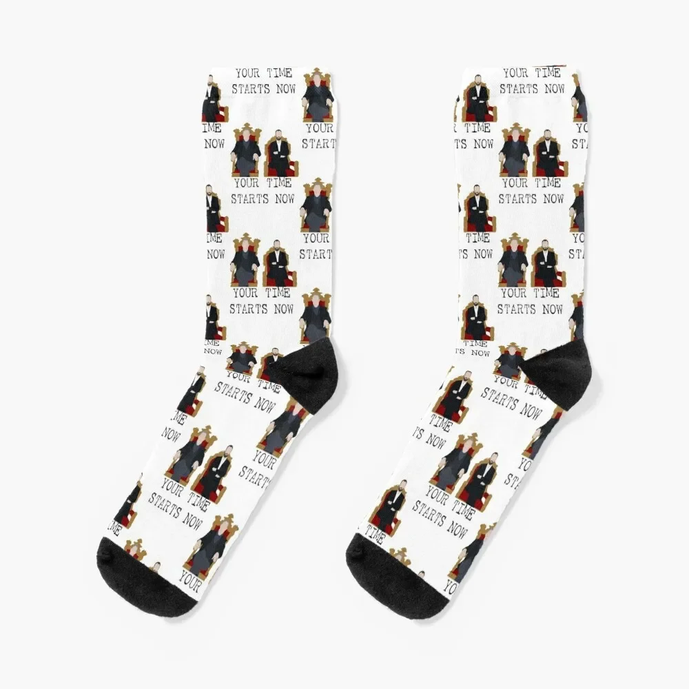 

Your Time Starts Now. Taskmaster Socks christmas stocking colored Woman Socks Men's