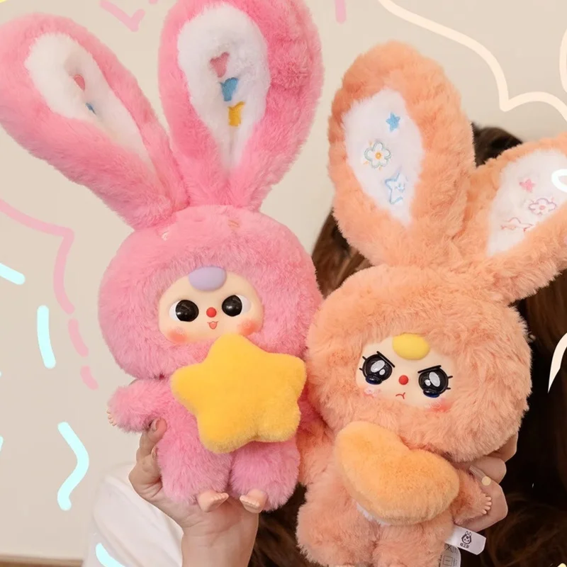 

Baby Three Lily Rabbit Town V3 Series Blind Box Desk Decor Backpack Pendant Cute Plush Doll Trendy Play Blind Box Plush Toy Gift