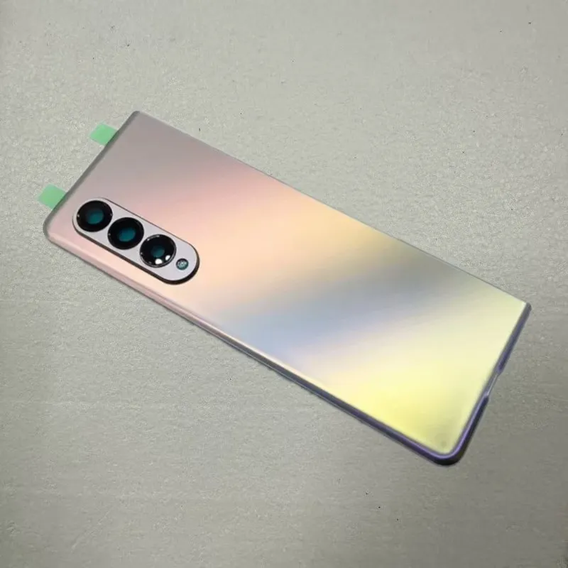 Pour Samsung Galaxy Z Fold 3 5G F926 Fold3 – Remplacement de la coque arrière en verre avec objectif d'appareil photo pour réparation du téléphone